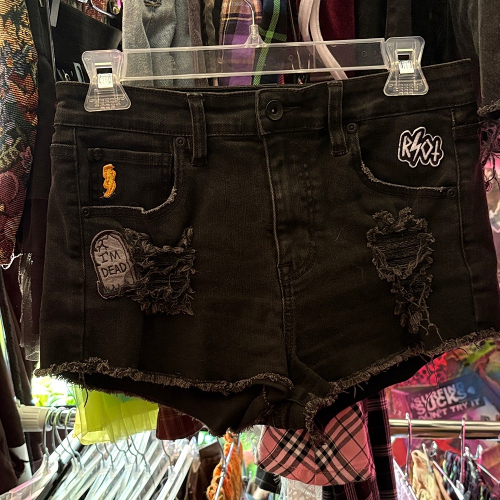 Blackheart Dark Denim Shorts